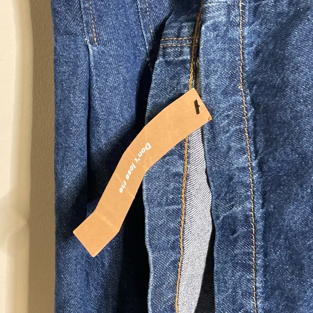 REFORMATION Violet Denim Mini Dress - Picture 8 of 10